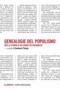 Genealogie del populismo. Per la storia di un concetto paranoico