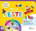 Colora gioca ritaglia con le feste. Italiano e inglese