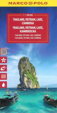 Thailandia, Vietnam, Laos, Cambogia 1:1.900.000. Ediz. multilingue