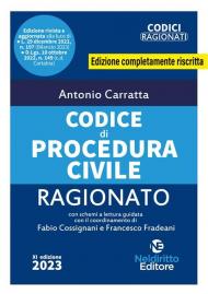 Codice di procedura civile ragionato aggiornato alla Riforma Cartabia. Nuova ediz.