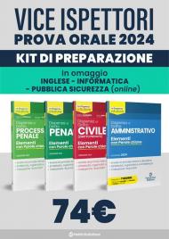 Viceispettori polizia prova orale. Kit: Dispensa civile-Amministrativo-Penale-Procedura penale