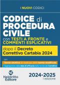 Codice di Procedura Civile con testi a fronte e commenti esplicativi aggiornato al Decreto Correttivo Cartabia D.Lgs. 31 ottobre 2024, n. 164