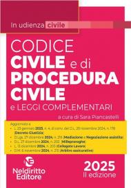 Codice Civile e di Procedura civile in udienza 2025. Aggiornato al I e al II Decreto Correttivo Cartabia. Nuova ediz.