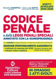 Codice penale annotato con la giurisprudenza 2025-2026 per l'esame di avvocato