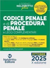 Codice penale e di procedura penale plus. Ottobre 2025