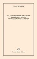 «Nel gesso detritico del canone». La canzone italiana tra Rinascimento e Barocco