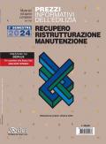 Prezzi informativi dell'edilizia. Recupero, ristrutturazione, manutenzione. 2° semestre 2024. Rilevazione prezzi Ottobre 2024