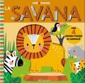 La savana. Fare & disfare. Ediz. a colori. Con 4 grandi puzzle di animali