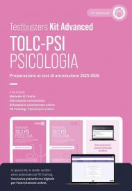 Testbusters. TOLC-PSI. Preparazione al test di ammissione TOLC-PSI - Psicologia. Kit advanced. Con TB training. Con simulazioni commentate online