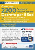 Concorso 2200 Coesione Sud. 174 Specialisti informatici (Codice B.5) e 10 Specialisti di comunicazione e sistemi informatici (Codice A.2). Manuale per la prova scritta. Con software di simulazione. Con videocorso