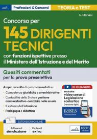 Concorso per 145 dirigenti tecnici. Quiz commentati