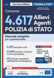 Concorso 4617 allievi agenti Polizia di Stato. Con espansione online. Con software di simulazione