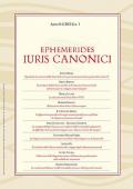 Ephemerides Iuris canonici (2024). Vol. 1