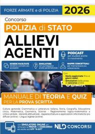 Concorso Polizia di Stato allievi agenti. Manuale di teoria e quiz per la prova scritta 2026