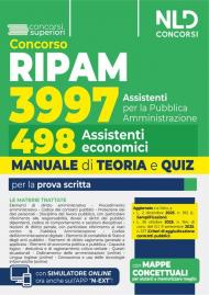 Concorso Ripam 3997 posti, profilo per 498 assistenti economici. Manuale di teoria e quiz per la prova unica