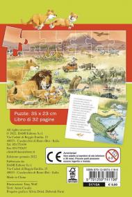 Gli animali della savana. Storie da costruire. Ediz. illustrata. Con puzzle 28 pezzi