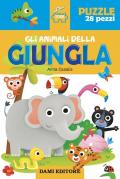 Gli animali della giungla. Storie da costruire. Ediz. a colori. Con puzzle da 28 pezzi