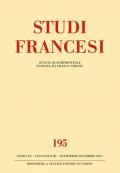 Studi francesi. Vol. 195