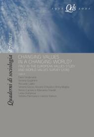 Quaderni di sociologia (2021). Vol. 87: Changing values in a changing world? Italy in the european values study and world values survey (2018).