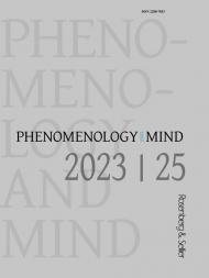 Phenomenology and mind (2023). Vol. 25