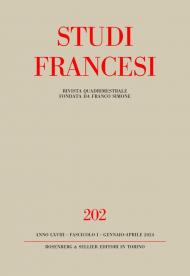 Studi francesi. Vol. 202