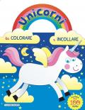 Unicorni da colorare e attaccare. Blu. Con adesivi. Ediz. a colori