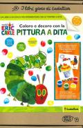 Il piccolo Bruco Maisazio. Coloro e decoro con la pittura a dita. I libri-gioco di Eric Carle. Ediz. a colori. Con 4 barattoli tempere a dita. Con 16 schede da decorare