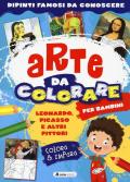 Leonardo, Picasso e altri pittori. Arte da colorare per bambini. Ediz. a colori