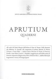 Aprutium. Quaderni. Vol. 1