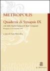 Quaderni di Synapsis. 9.Metropolis