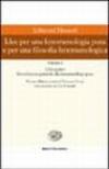Idee per una fenomenologia pura e per una filosofia fenomenologica. Vol. 1