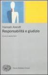 Responsabilità e giudizio (Piccola biblioteca Einaudi. Nuova serie Vol. 508)