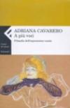 A più voci. Filosofia dell'espressione vocale