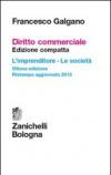 Diritto commerciale. L'imprenditore. Le società. Ediz. compatta