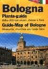 Bologna. Pianta-guida della città con musei, chiese e fiere. Ediz. italiana e inglese