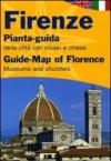 Firenze. Pianta-guida della città con musei, chiese e fiere. Ediz. italiana e inglese