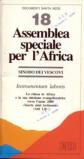 Assemblea speciale per l'Africa. La chiesa in Africa e la sua missione evangelizzatrice verso l'anno 2000 «Sarete miei testimoni» (At 1, 8). Instrumentum laboris