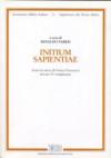 Initium sapientiae. Scritti in onore di Franco Festorazzi nel suo 70º compleanno