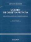 Quesiti di diritto privato. Milleottanta quesiti con le risposte ragionate