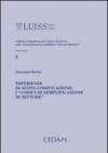 Esperienze di nuova codificazione: i «codici di semplificazione di settore»