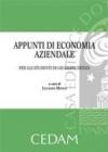 Appunti di economia aziendale