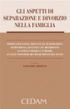 Gli aspetti di separazione e divorzio nella famiglia. Con CD-ROM
