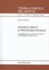 Giudice unico e processo penale. Commento alla Legge «Carotti» 16 dicembre 1999, n. 479