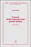 Il nuovo diritto internazionale privato italiano
