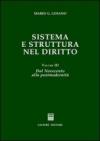 Sistema e struttura nel diritto. 3.Dal Novecento alla postmodernità