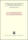 Dall'informazione alla partecipazione