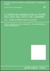 La disciplina giuridica delle filiere dell'olio, del latte e del legname. 1.Studio di diritti di paesi comunitari