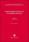 I procedimenti speciali in materia penale