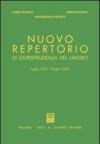 Nuovo repertorio di giurisprudenza del lavoro (luglio 2002-giugno 2003)