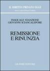 Remissione e rinunzia